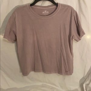 Hollister purple M crop top